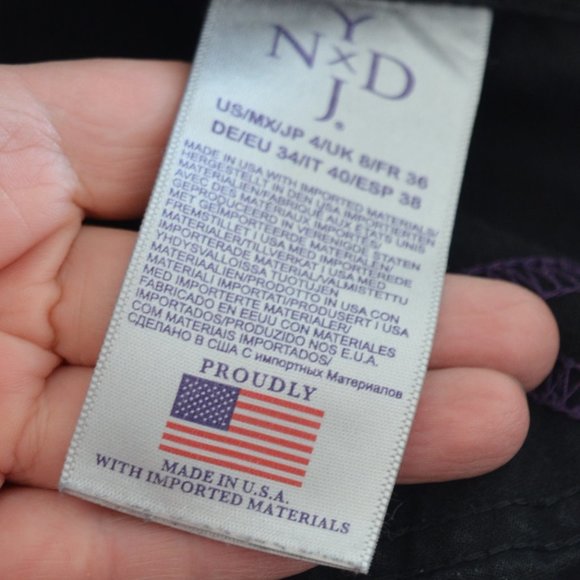 NYDJ Jeans Ami Skinny Leggings Jeans Lift Tuck Technology Black Womens Size 4 - Picture 14 of 16